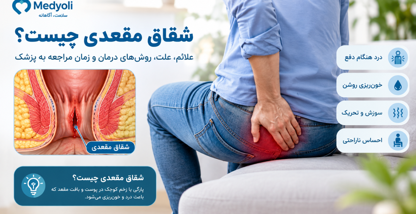 شقاق مقعدی چیست؟ علائم، علت و درمان فیشر مقعدی